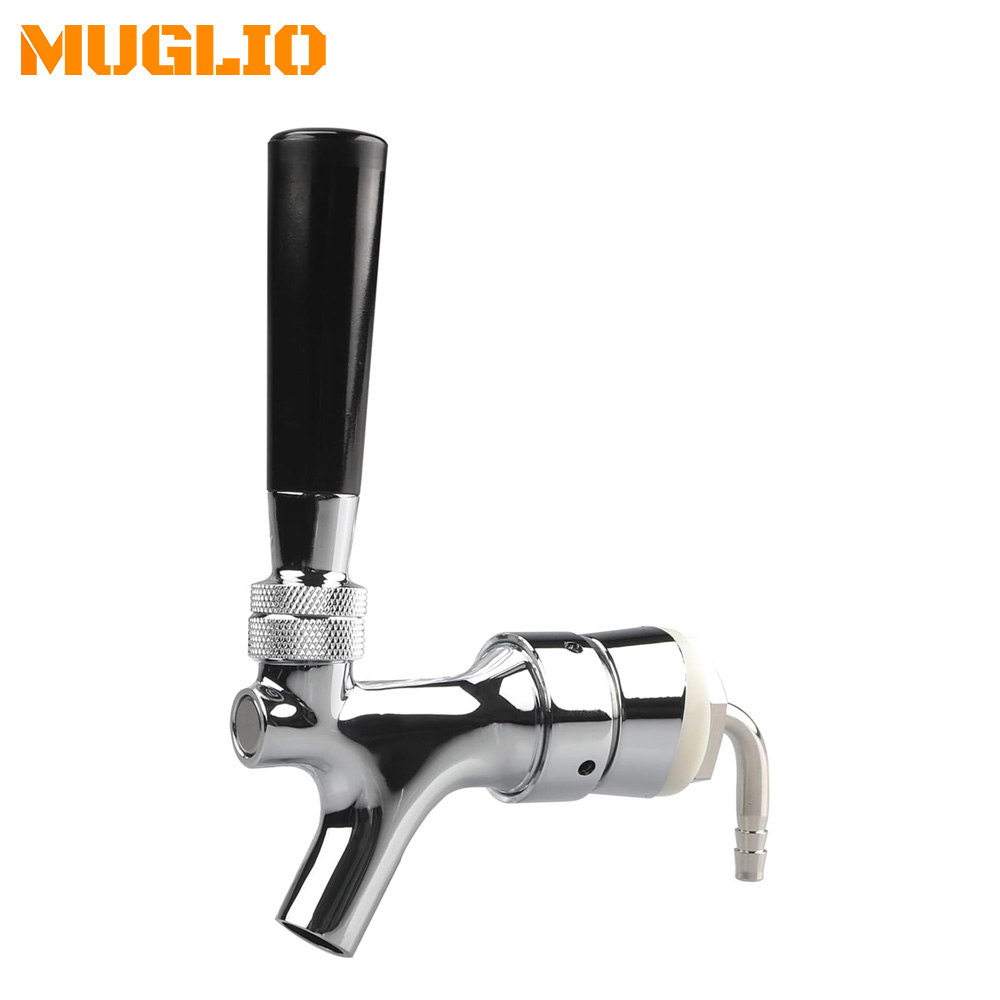 Wine To Beer - Tapbierkraan, verchroomde Kegerator bierkraankranen met 1/4