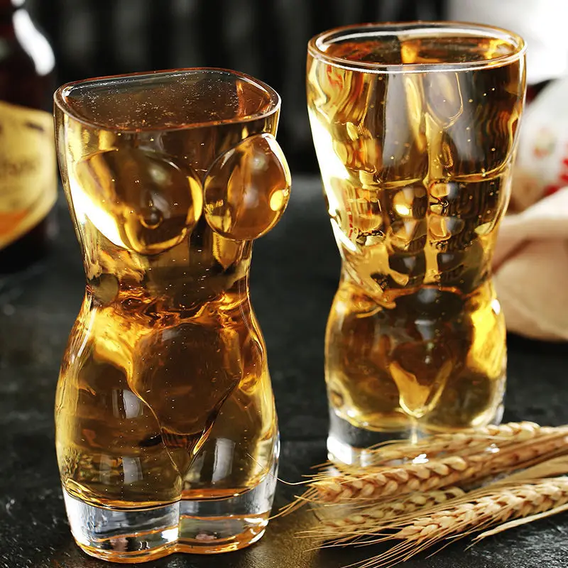 Wine Beer Mixed Drinks - Creatieve Bierglazen Body Art Drinkbekers Wijnbar