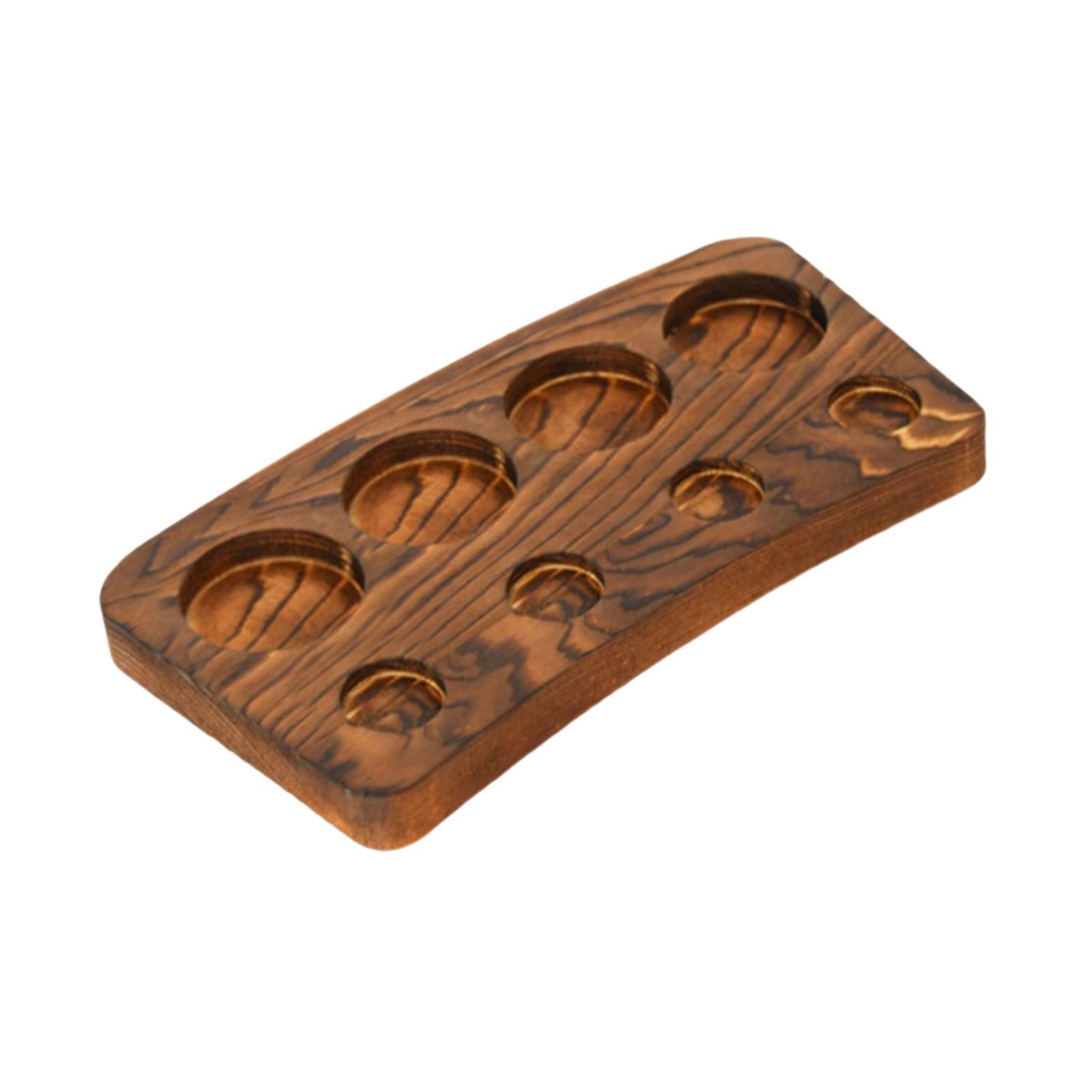 Wine Beer Tasting - Ruimtebesparende bierproefplank van hout voor whisky-