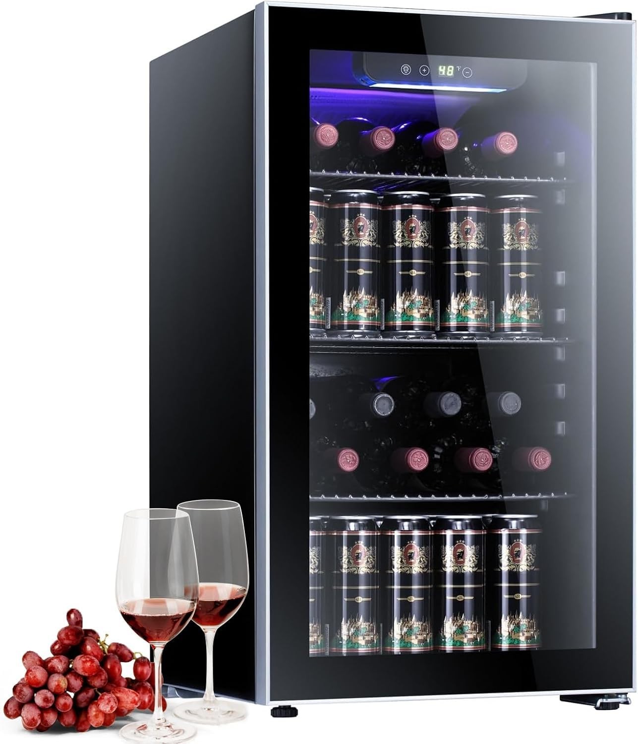 Wine Beer Fridge Cabinet - 3,0 cu. Wijnkoelkast Mini-koelkast | Stille