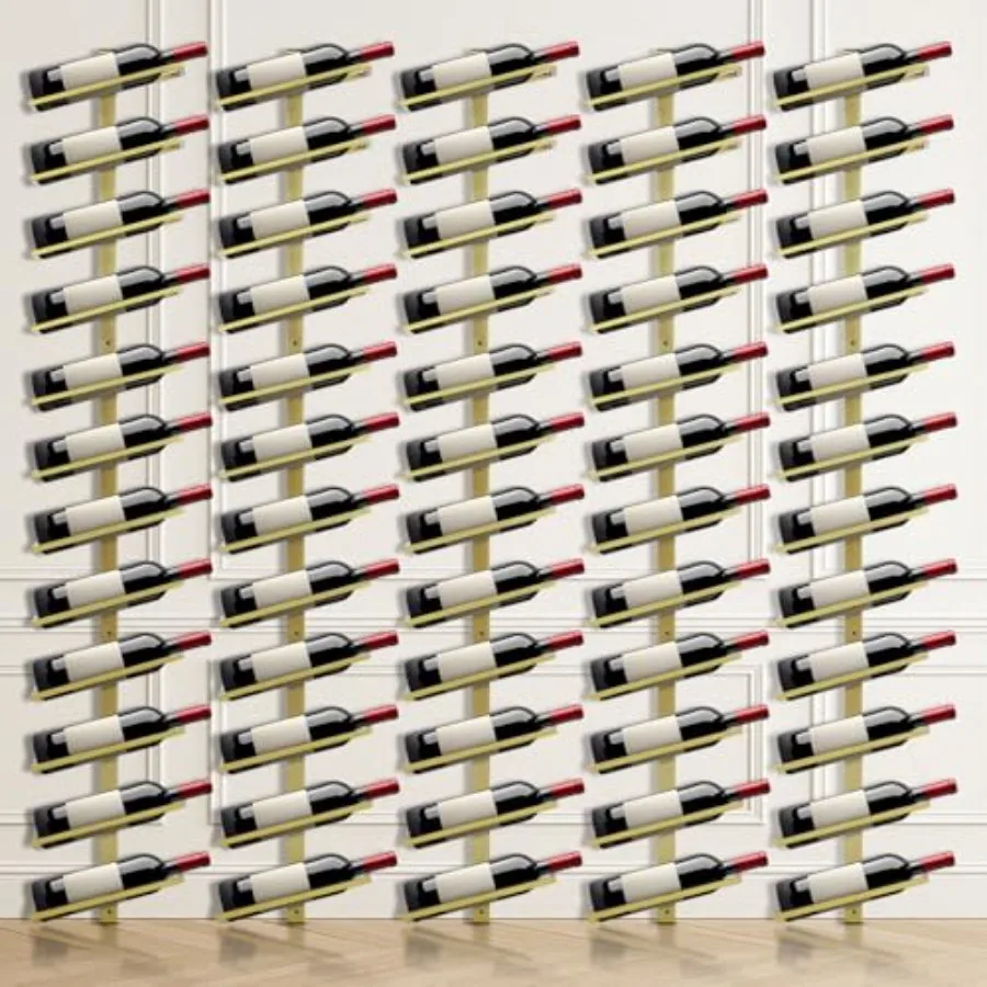 Wine Rack Wall Mount - Wandgemonteerd 12-laags wijnrek voor eetkamers, keukens,