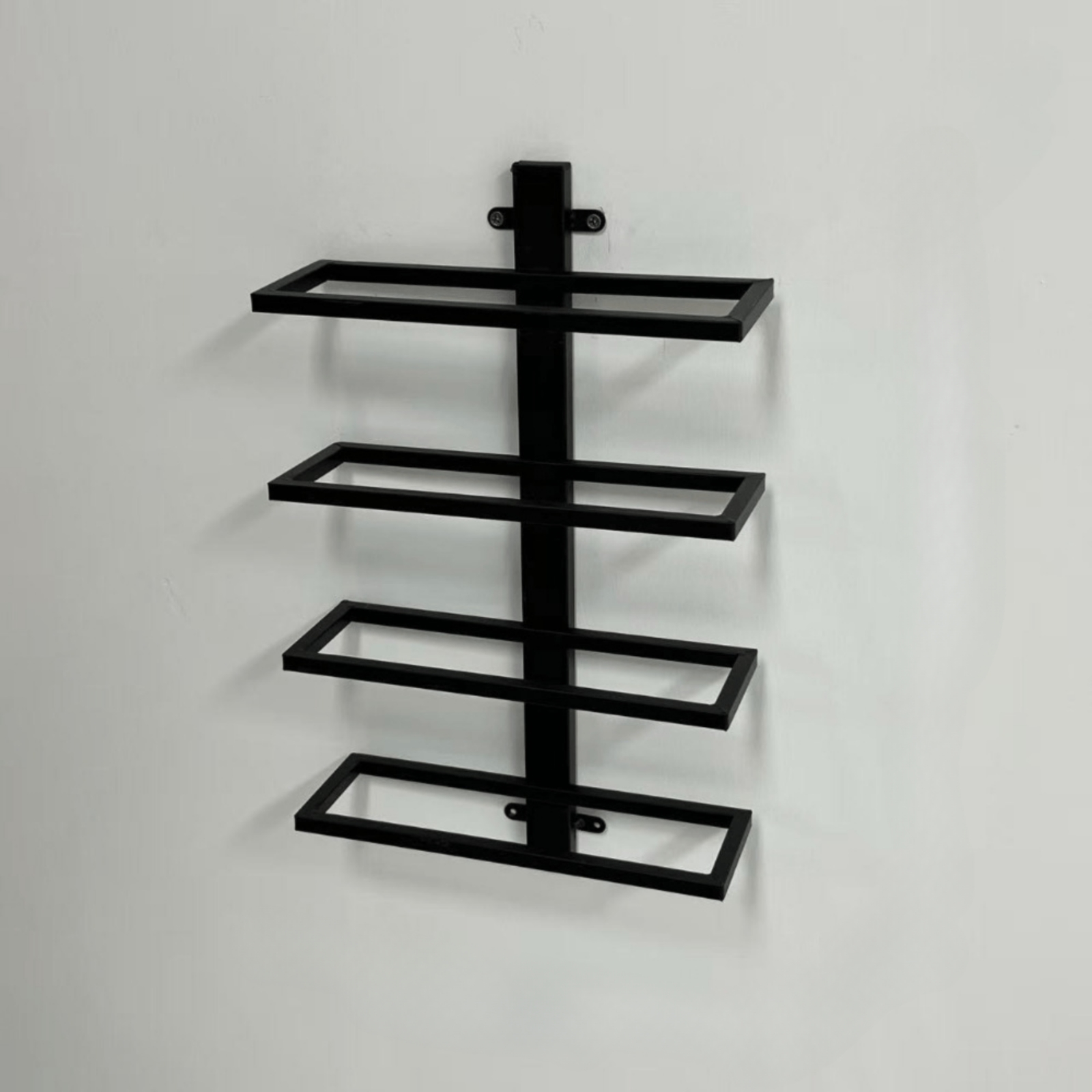 Wine Rack Wall Mount - Wandgemonteerd wijnrek met open frame, eenvoudige
