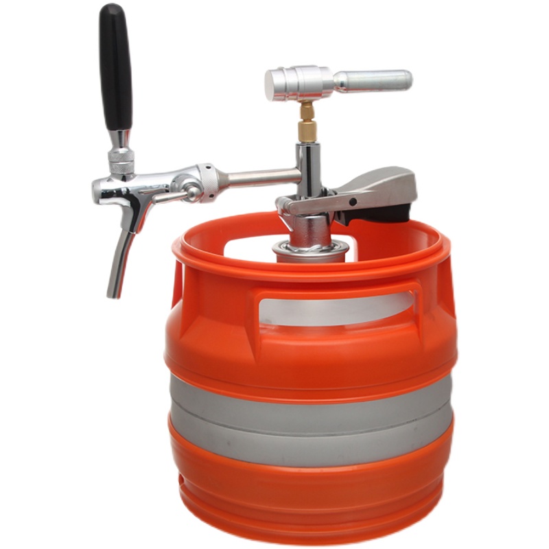 Wine Beer Delivery - Tapbierfustenbar Creatieve Wijnkanon 304 RVS Klopperset