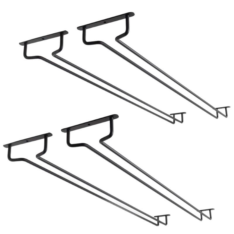 【S】1 stuks zwarte wandmontage  - Wine Rack Wall Mount recensie en prijs