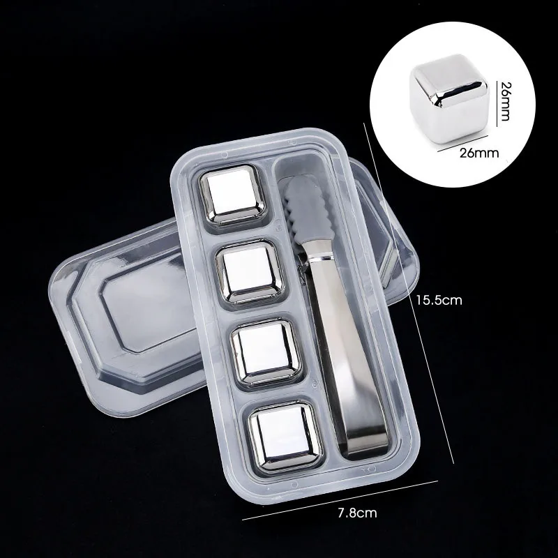 4/6/8 Stuks RVS IJsblokjes Set - Whiskey Stone Set recensie en prijs