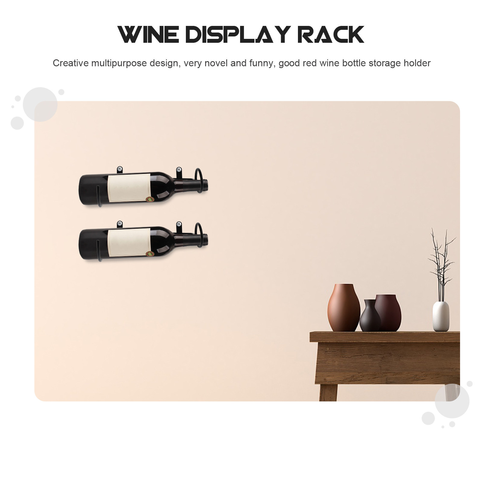 1 stuks wandmontage rode wijnf - Wine Rack Wall Mount recensie en prijs