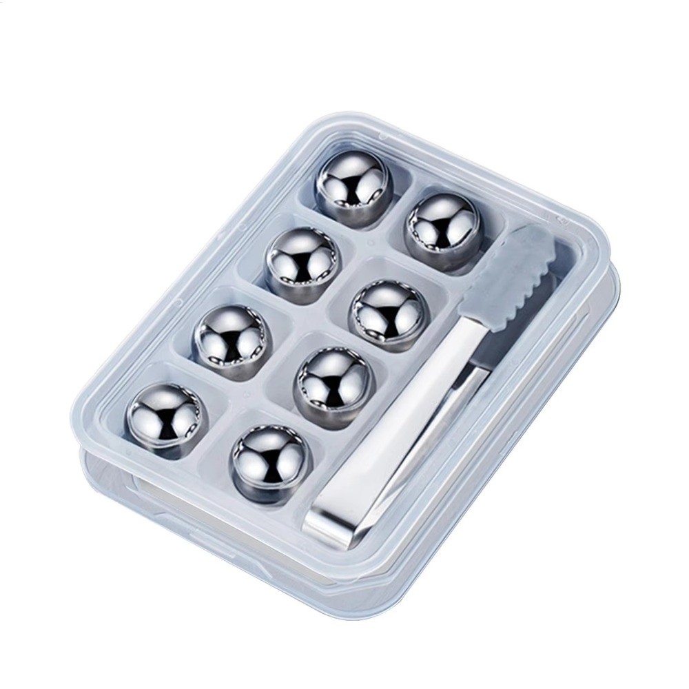 25mm RVS IJsblokjes Bal Herbru - Whiskey Stone Set recensie en prijs