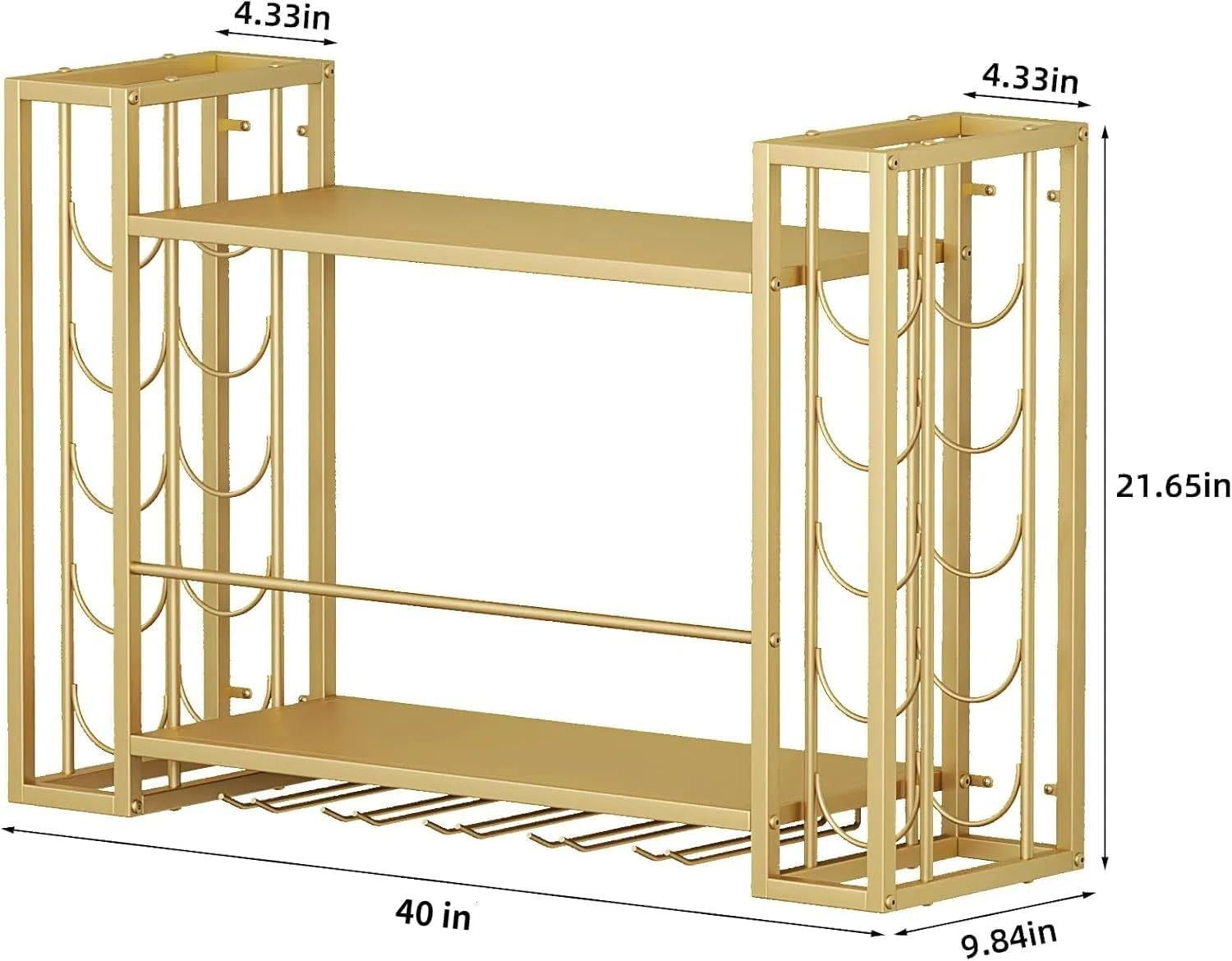 Wandgemonteerd wijnrek, wandge - Wine Rack Wall Mount recensie en prijs