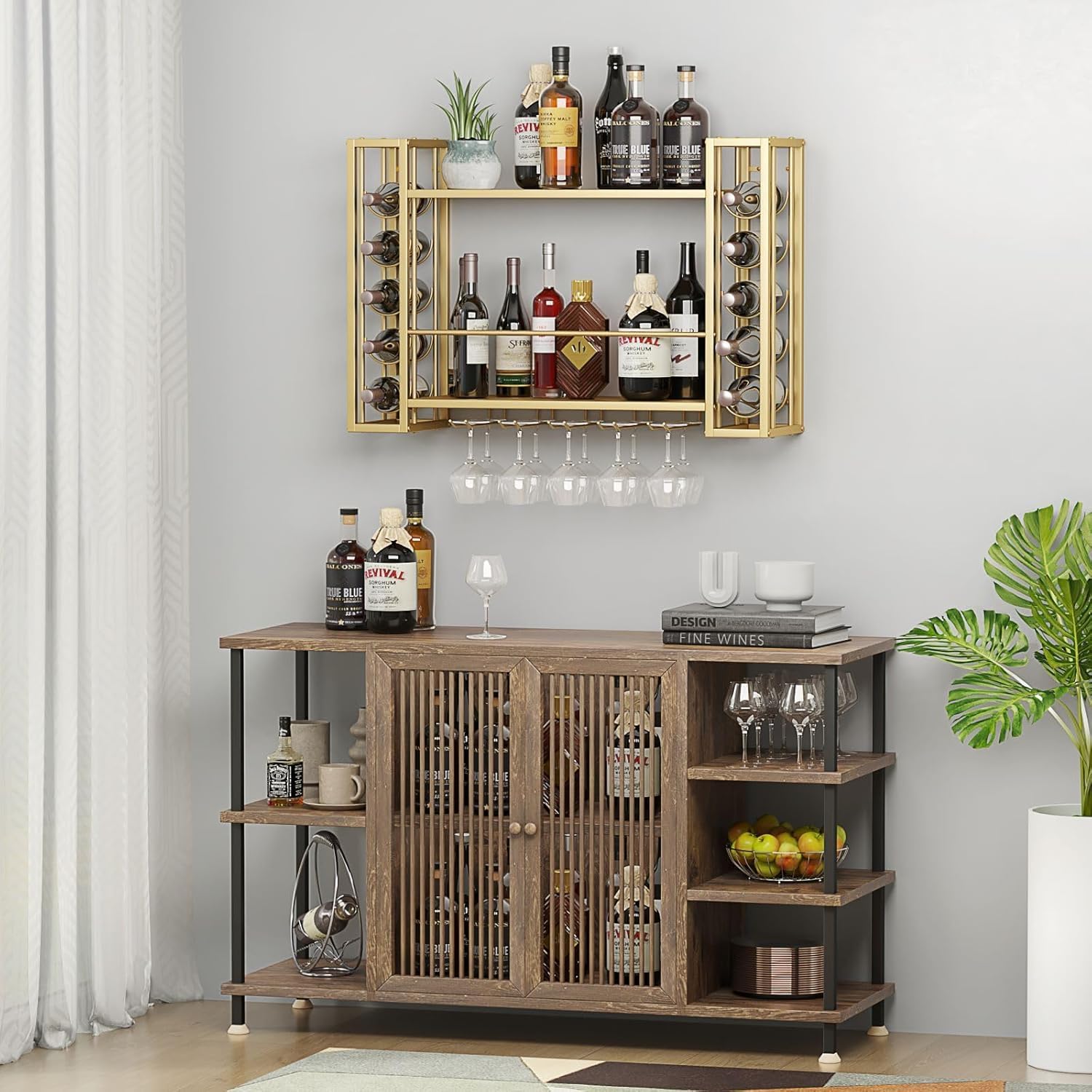 Wandgemonteerd wijnrek, wandge - Wine Rack Wall Mount recensie en prijs